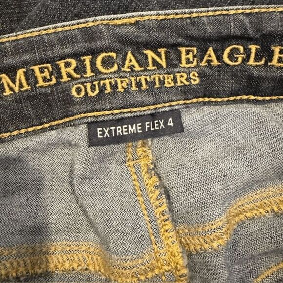 American Eagle Extreme Flex 4 Original Straight Dark Wash Men's Size 29 x 30 - Picture 6 of 10